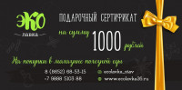 Подарочный сертификат на 1000 р.
